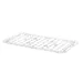 Perforated drip shelf for GN containers polycarbonate