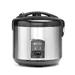 Rice cooker with steamer function