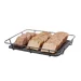 Bakery basket with stainless steel rim