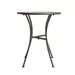 Bolero ronde stalen terrastafel grijs 60cm