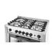 Gasfornuis - 5 pits met elektrische oven