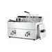 Friteuse à induction avec robinet de vidange - 2 x 8 l