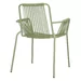 Fauteuils design corde Bolero Melbourne vert clair (lot de 4)