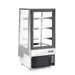 Refrigerated display cabinets with 3 slanted shelves