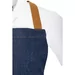 Southside Schort Denim Blauw Met Bruine Bandjes