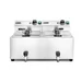 Friteuse Profi Line avec robinet de vidange - 2 x 8 l