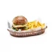 Serving baskets fast food style