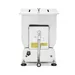 Meat mixer with tilting tank