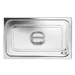 Couvercle pour bacs GN avec bord en silicone