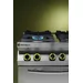 Gas cooker 4-burner with convection oven GN 1/1