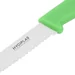 Couteau Ã  tomates dentÃ© Hygiplas vert 100mm