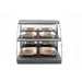 Vitrine de table chauffante quartz deux niveaux