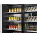 Zoin Cervinho Multi-Deck Display Zwart Met Schuifdeuren 1200mm
