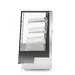 Refrigerated display cabinets with 3 slanted shelves