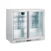 Back bar refrigerator with 2 sliding doors