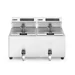 Friteuse Profi Line met aftapkraan digitaal - 2 x 8 l