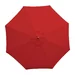 Parasol rond Bolero 2,5m rouge