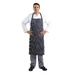 Tablier bavette Whites rayÃ© marine et blanc XL