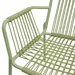 Fauteuils design corde Bolero Melbourne vert clair (lot de 4)
