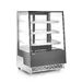 Refrigerated display cabinets with 3 slanted shelves