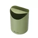 Tabletop litter bin with swing cover