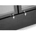 Back bar refrigerator with a backlit panel, double-door