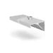 Wall-mounted extractor hood, angled