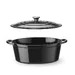 Cast iron casserole enamelled