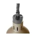 Rise and fall heat lamp, cylindrical