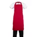 Tablier bavette Whites rouge