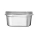 GN 1/2 container, dropped handles