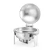 Chafing dish round satin finish