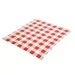 Rood Gingham vetvrij papier 31x38cm (200 stuks)
