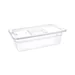 Vogue polycarbonaat 1/3 gastronorm container 100mm transparant