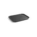 Serving tray, rectangular, non-slip, black