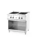 Cuisinière à induction avec 4 foyers