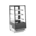 Refrigerated display cabinets with 3 slanted shelves