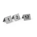 Chevalets de table numérotés