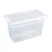 Vogue polypropyleen GN 1/3 bak met deksel 20cm (4 stuks)