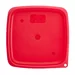 Couvercle rouge Cambro FreshPro 220x220mm