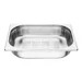 Vogue geperforeerde RVS GN 1/2 bak 65mm