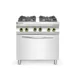 Gas cooker 4-burner with convection oven GN 1/1