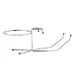 Wine cooler table bracket