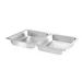 Bac GN 1/1 pour chafing dish avec 2 compartiments