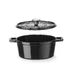 Cast iron casserole enamelled