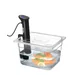 Lid for GN containers with sous vide stick recess