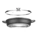 Casserole with non-stick coating