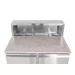 Pizzawerkbank met 2 deuren 300L
