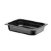 Container GN 1/2 black polycarbonate