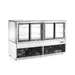Refrigerated display cabinets with 2 shelves